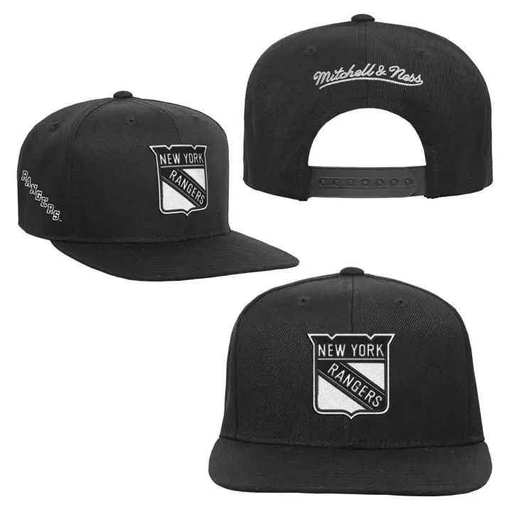 New York Rangers LNH ENF NOIR CASQ NOIR