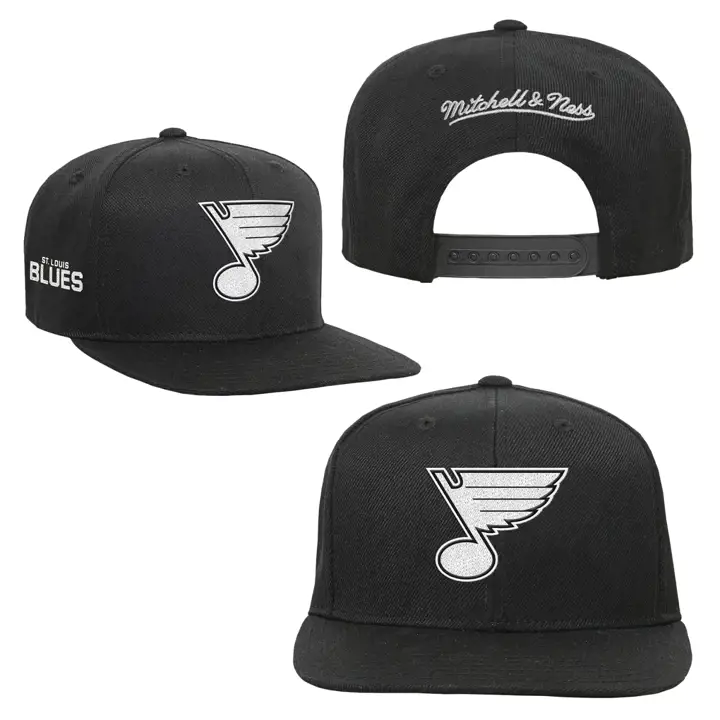 St. Louis Blues LNH MN JEUNE NOIR CAQ NOUVEAU