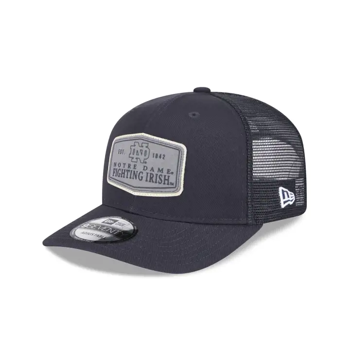 Notre Dame Fighting Irish NCAA Patch Gris Trucker marine
