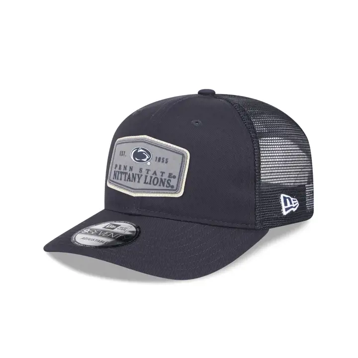 Casquette de camionneur Penn State Nittany Lions NCAA grise et bleue marine
