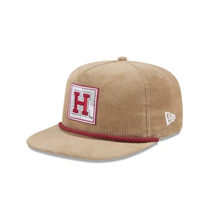 Harvard Crimson NCAA Casquette Golfer corde beige