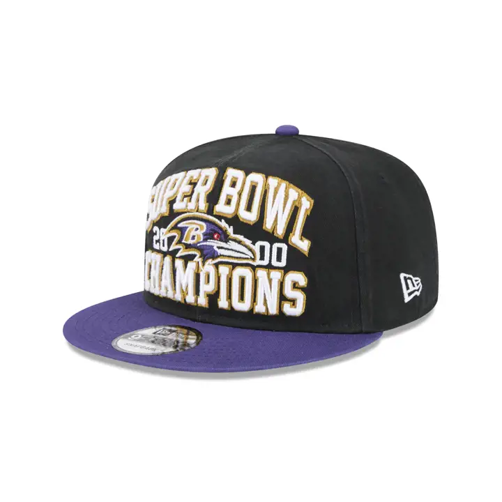 Casquette 9FIFTY BALTIMORE RAVENS NFL Champs 2T noir/ violet