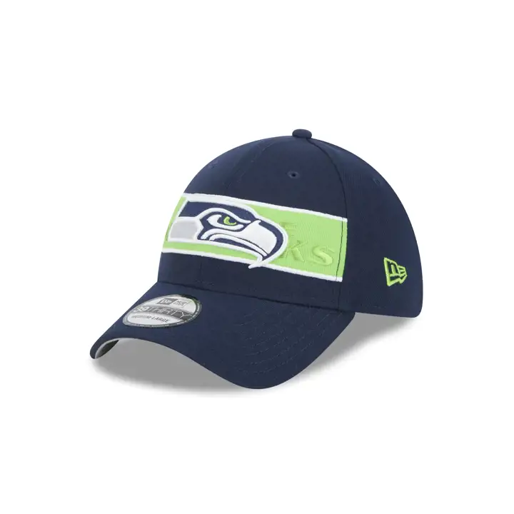 Casquette NFL Seattle Seahawks End Zone 39THIRTY bleu marine
