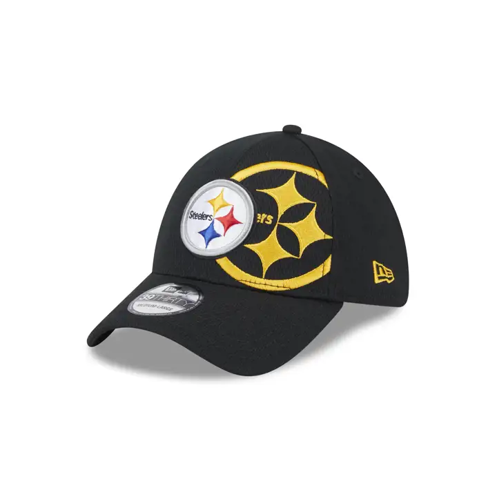 PITTSBURGH STEELERS NFL Logo Shift 39THIRTY Historic blk