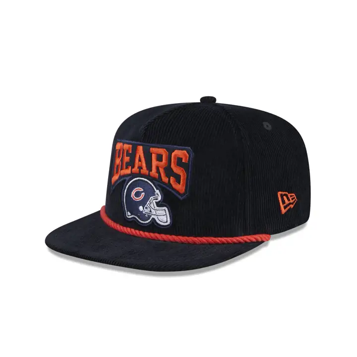 CASQUETTE CHICAGO BEARS NFL Rétro Cord Golfer Marine
