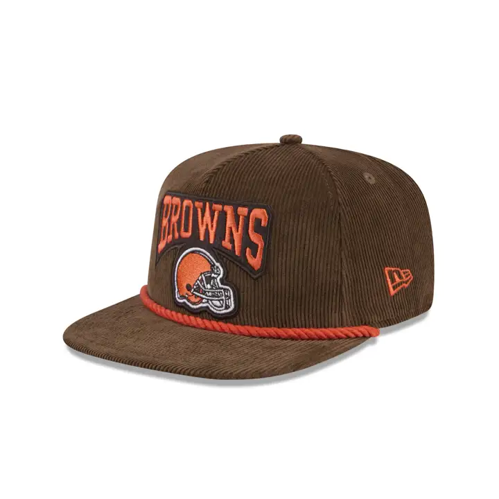 Casquette Cleveland Browns NFL Retro Cord Golfer marron