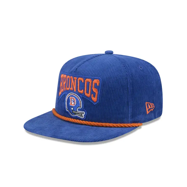 Casquette de golf rétro DENVER BRONCOS NFL en velours côtelé rbl