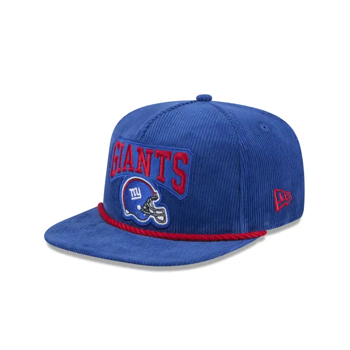Casquette de golf rétro NEW YORK GIANTS NFL en velours côtelé rbl
