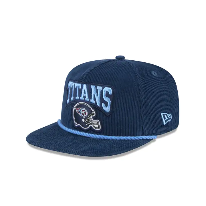TENNESSEE TITANS NFL Casquette Gavroche Rétro Corde Bleu Marine