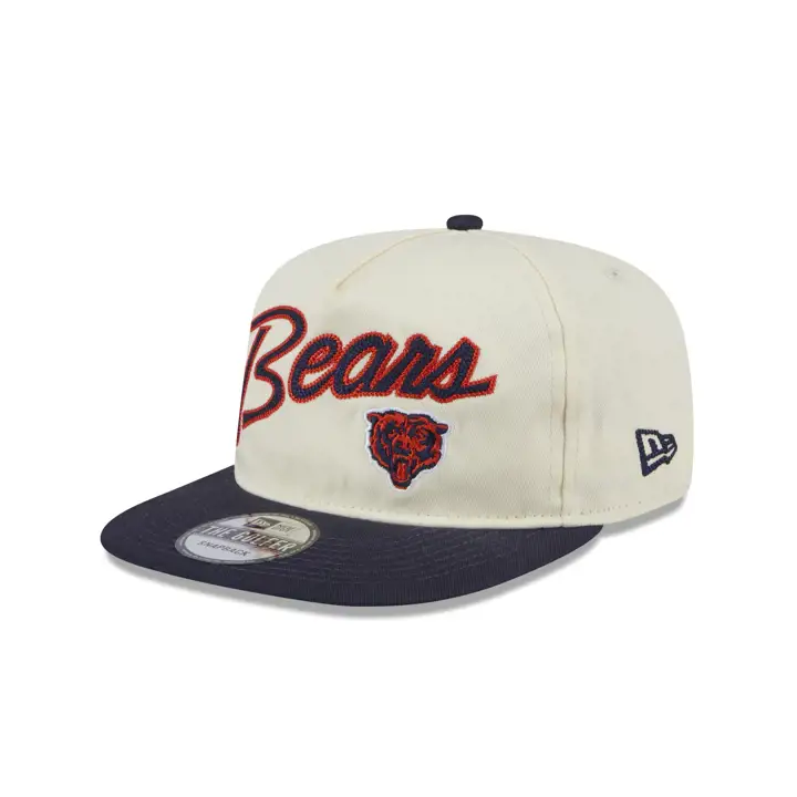 Casquette de golf rétro crème des Chicago Bears de la NFL