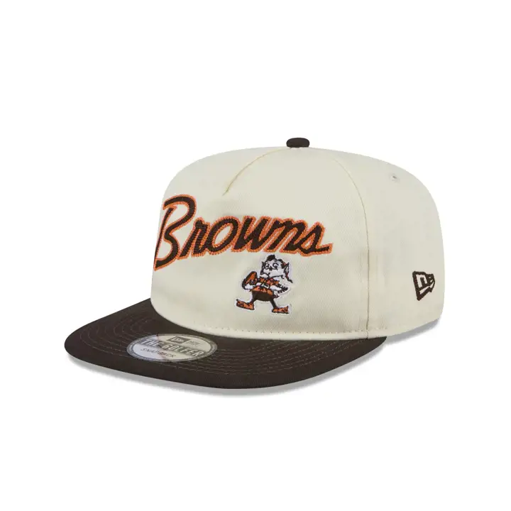 CLEVELAND BROWNS NFL Casquette Golfer crème rétro