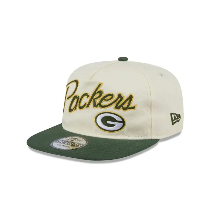 Casquette "GREEN BAY PACKERS NFL Retro Script Golfer" crème