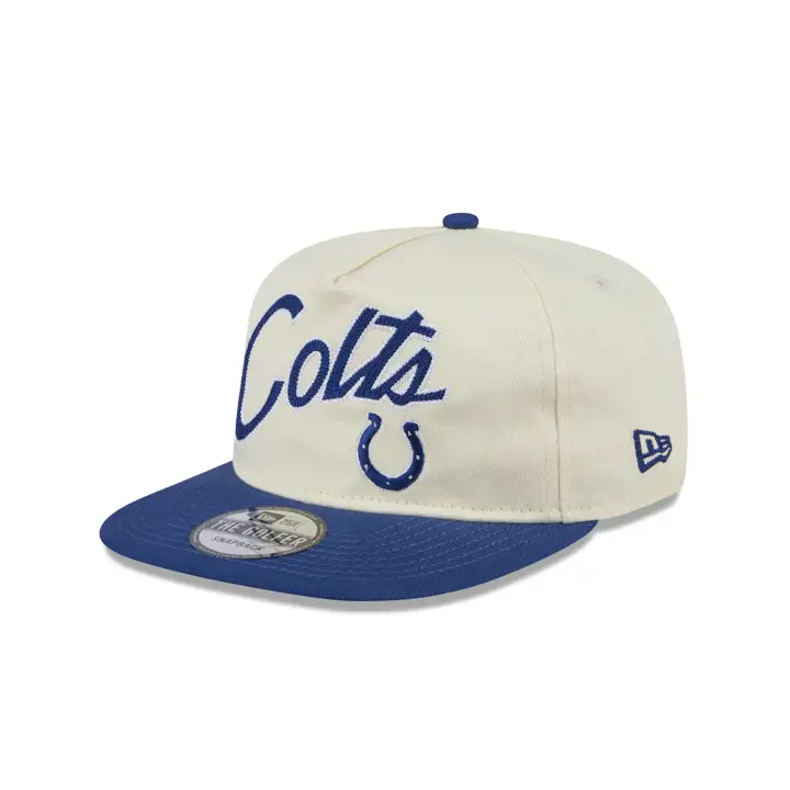 INDIANAPOLIS COLTS NFL Retro Script Golfer crème