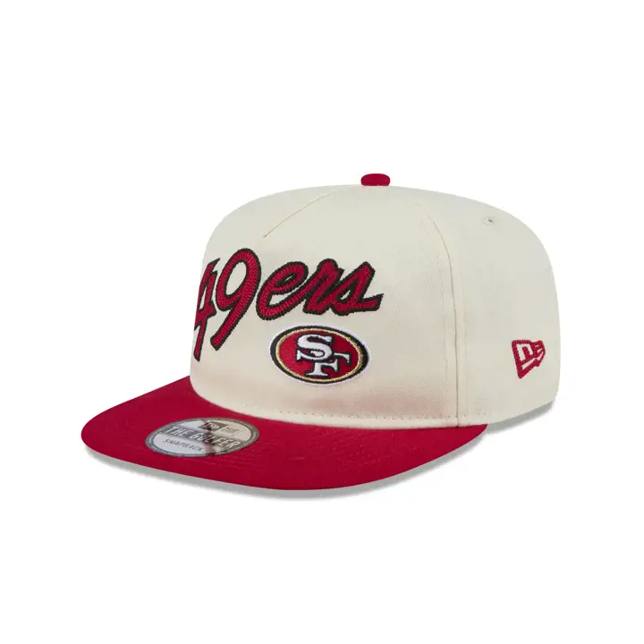 Casquette de golf rétro SAN FRANCISCO 49ERS NFL, coloris crème