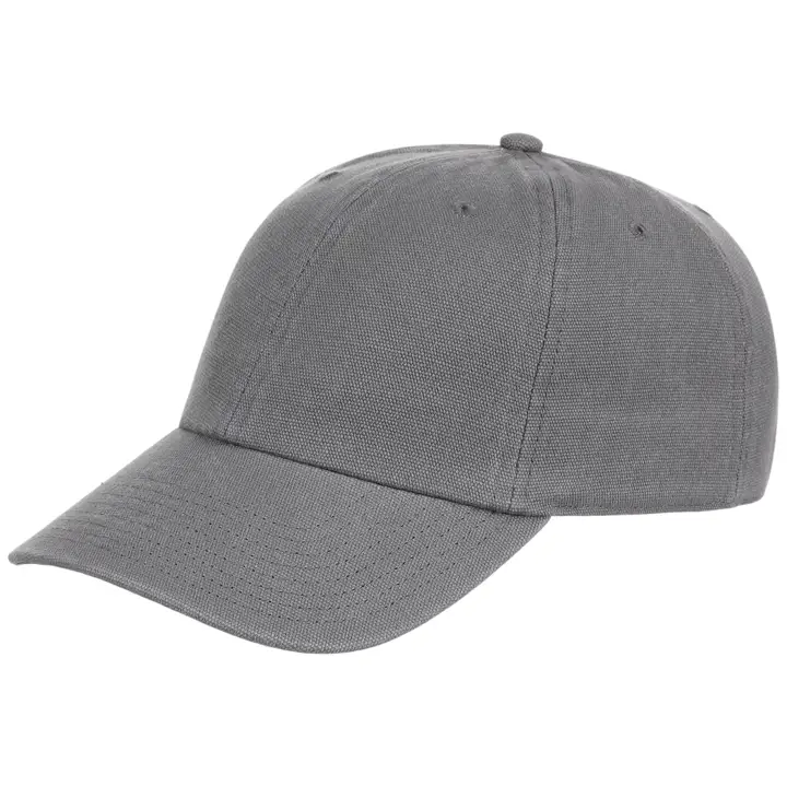 Casquette unie en toile CBL gris foncé