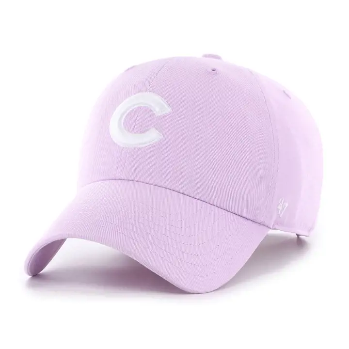 Casquette brodée MLB des CHICAGO CUBS '47 Clean Up Pur