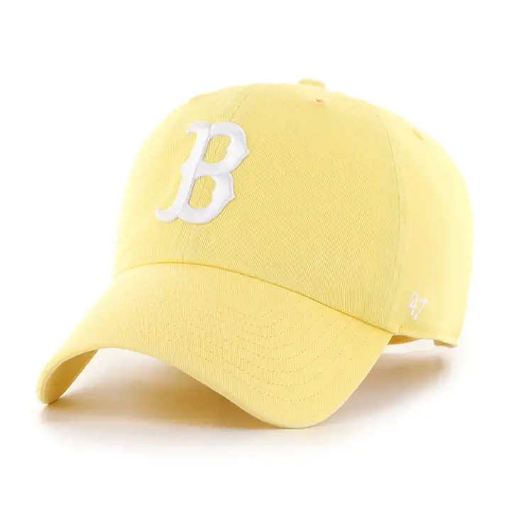 Casquette réglable MLB '47 Clean Up des Red Sox de Boston, couleur maïs