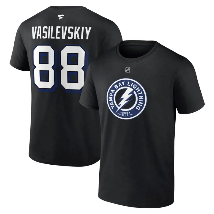 T-shirt authentique Stack N&N des Lightning de Tampa Bay (LNH) Andrei V
