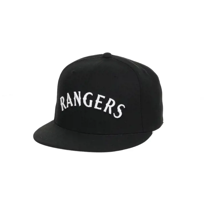 Casquette ajustée basique MLB Texas Rangers Noir/Blanc/Gris