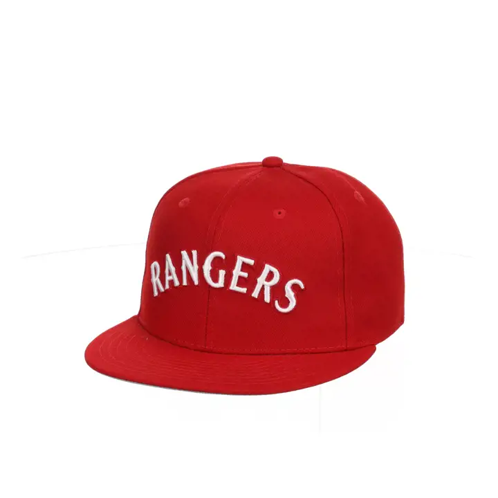 Texas Rangers MLB MN Casquette ajustée Rouge/blanc/gris