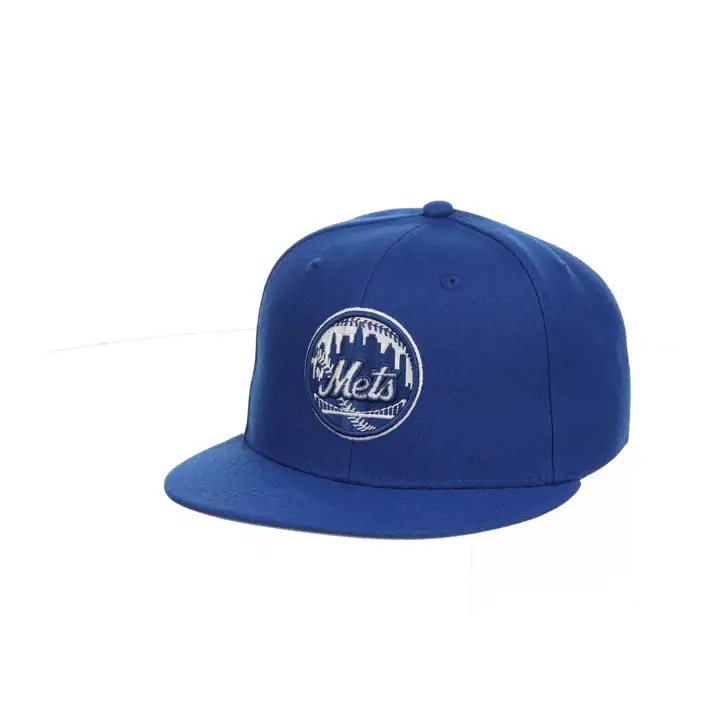 New York Mets MLB MN Fitted basique Rbl/ blc/ gri