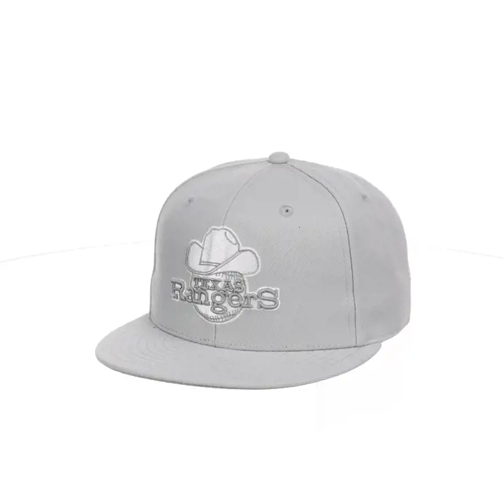 Texas Rangers MLB MN Casquette ajustée basique gris / blc / gris