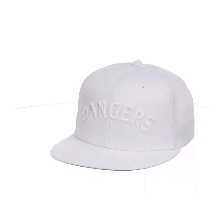Texas Rangers MLB MN Ajustée Blanche / Blanche/ Grise