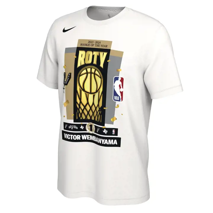 T-Shirt SPURS NBA ROTY Victor Wembanyama blc