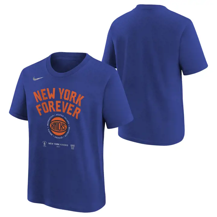 T-shirt mantra pour jeunes NBA des New York Knicks 24 BLEU
