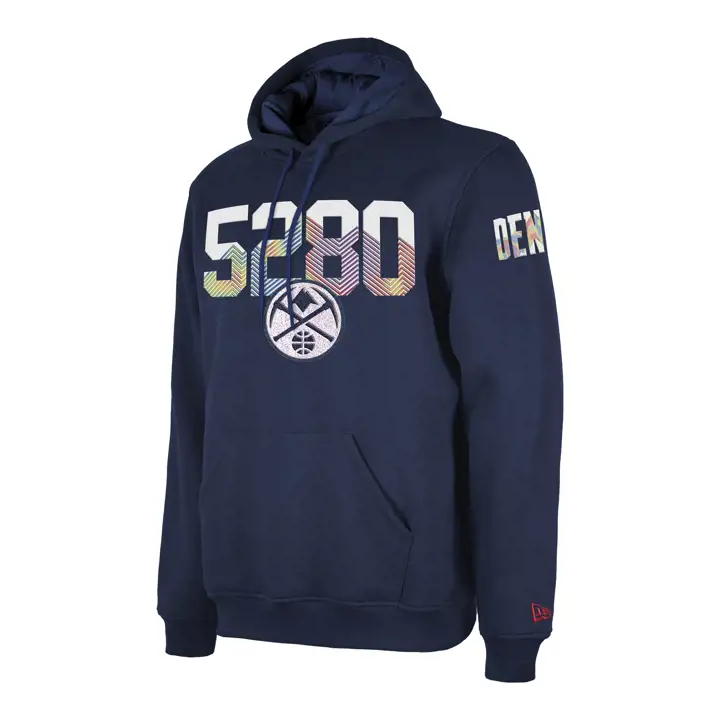 Denver Nuggets NBA City Edition Elevated Hood 24 Marine/BLC
