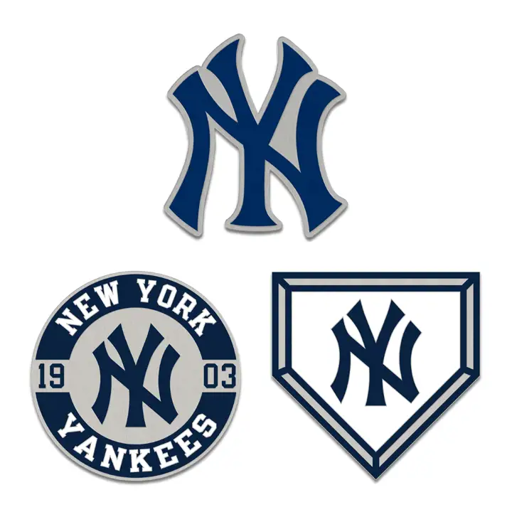 Lot de 3 pin's assortis des New York Yankees