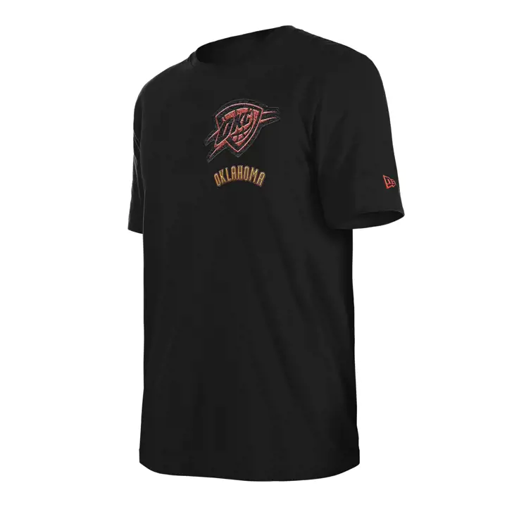 T-shirt surélevé Oklahoma City Thunder NBA City Edition 24 BLK/G