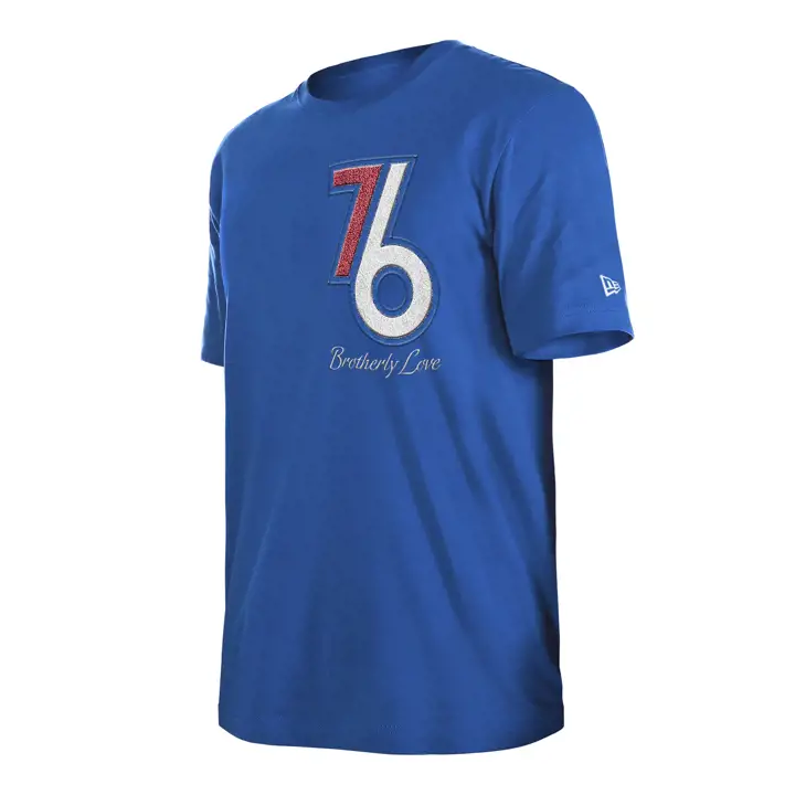 T-shirt Philadelphia 76ers NBA City Edition surélevé 24 RBL/WHT