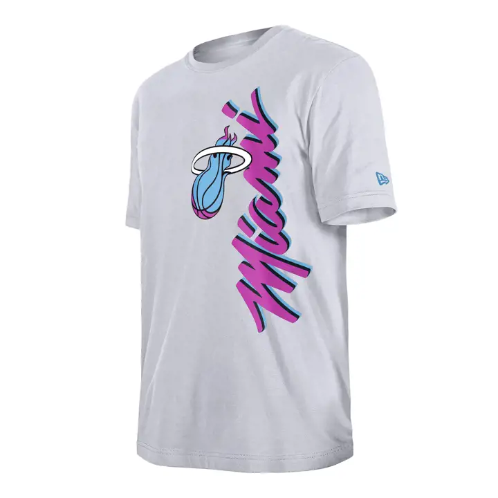T-shirt Miami Heat NBA City Edition Baseline 24 BLA/BLE/ROS
