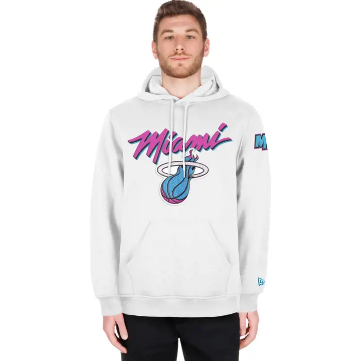 Sweat à capuche surélevé Miami Heat NBA City Edition 24 BLN/BLE/ROS
