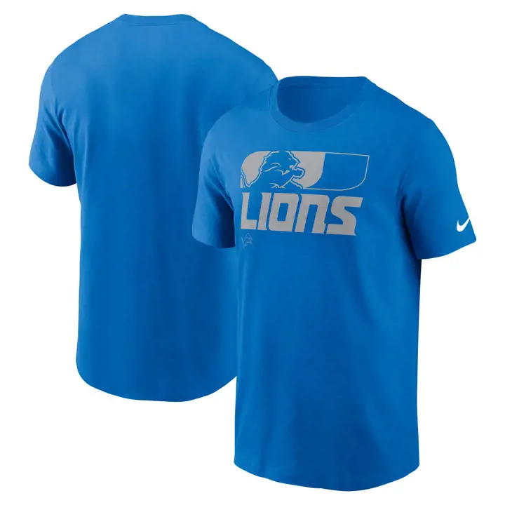 T-shirt Nike Team Reveal NFL Detroit Lions 24 bleu
