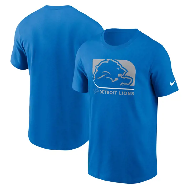 T-shirt NFL Nike Detroit Lions Team Lock 24 bleu