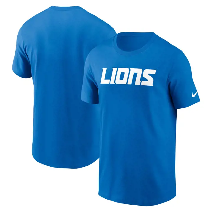 T-shirt Detroit Lions NFL Nike Wordmark 24 bleu