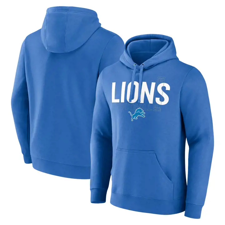 Pull en molleton de coton Pylon Outline des Lions de Detroit pour fans