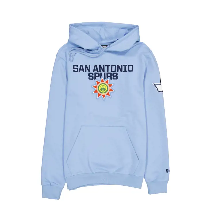 San Antonio Spurs NBA City Edition Sweat à Capuche surélevée 24 Bleu