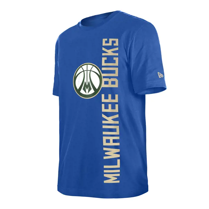 T-shirt Ligne de Fond NBA City Edition Milwaukee Bucks 24 Bleu