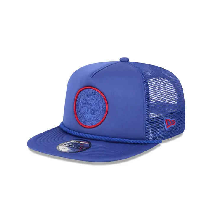 Casquette de golf NBA Philadelphia 76ers Tonal Pop BLEU/BLEU/GRIS
