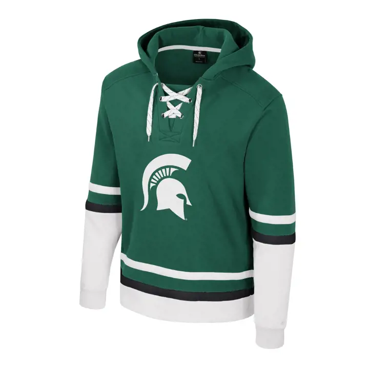 Michigan State Spartans NCAA HOODIE EN MOLLETON LACÉ FLEECE G