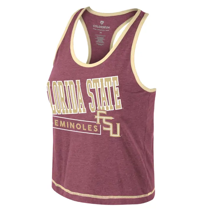 Débardeur de sport Lovemore Racerback NCAA pour femme Seminoles MAR