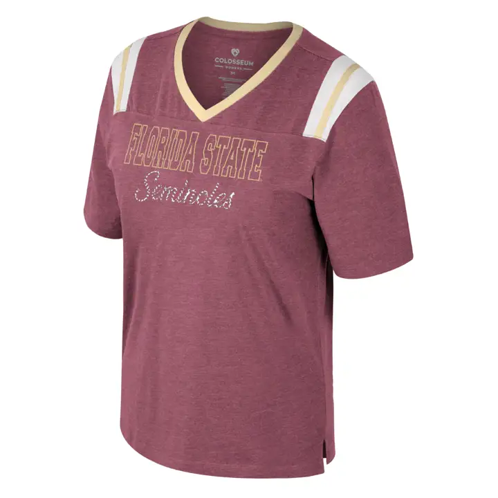 Florida State Seminoles NCAA WOMENS LOVEMORE VNK T-SHIRT MAR
