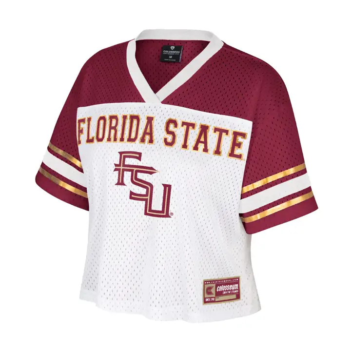 Maillot de football Seminoles NCAA pour femme Treaure - T-shirt blanc