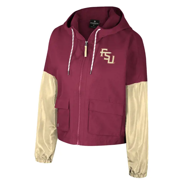 Veste à capuche zippée Seminoles NCAA pour femme RAFI FZ