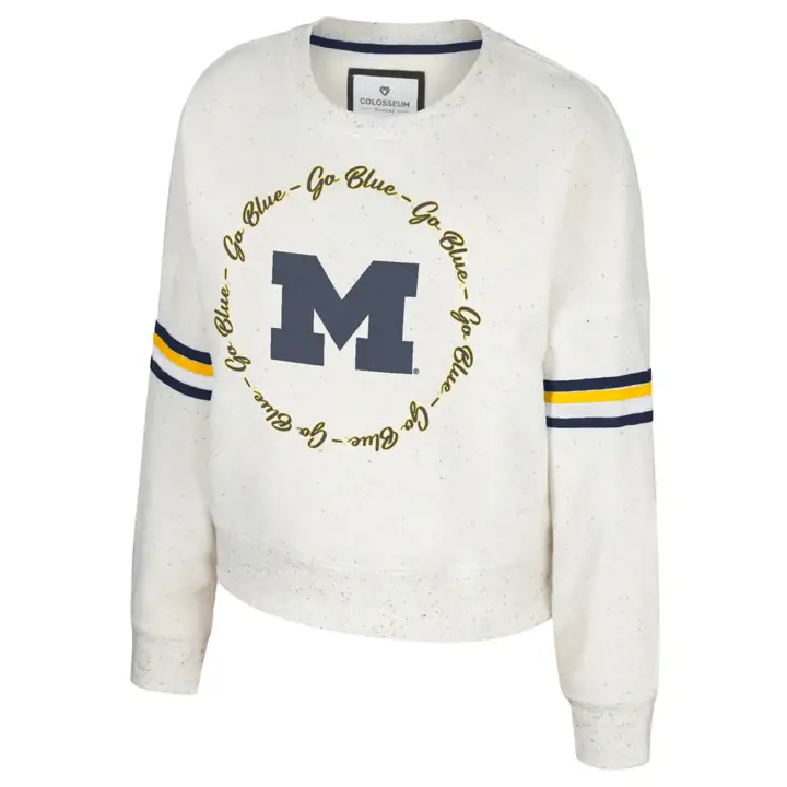Michigan Wolverines NCAA WOMENS NOVELIST CREW IVO