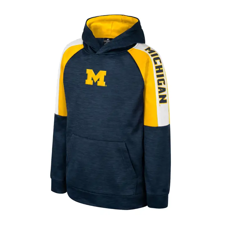 Michigan Wolverines NCAA JEUNESSE CHANDAL À CAPUCHE RYLOS Bleu marine