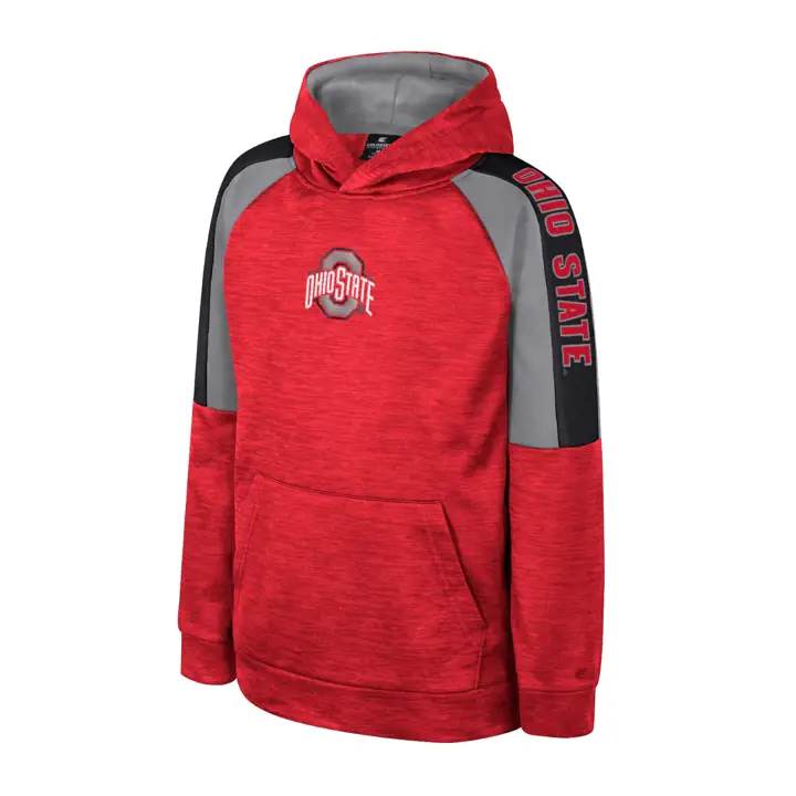 Ohio State Buckeyes NCAA SWEAT-SHIRT À CAPUCHE RYLOS POUR JEUNE Rouge